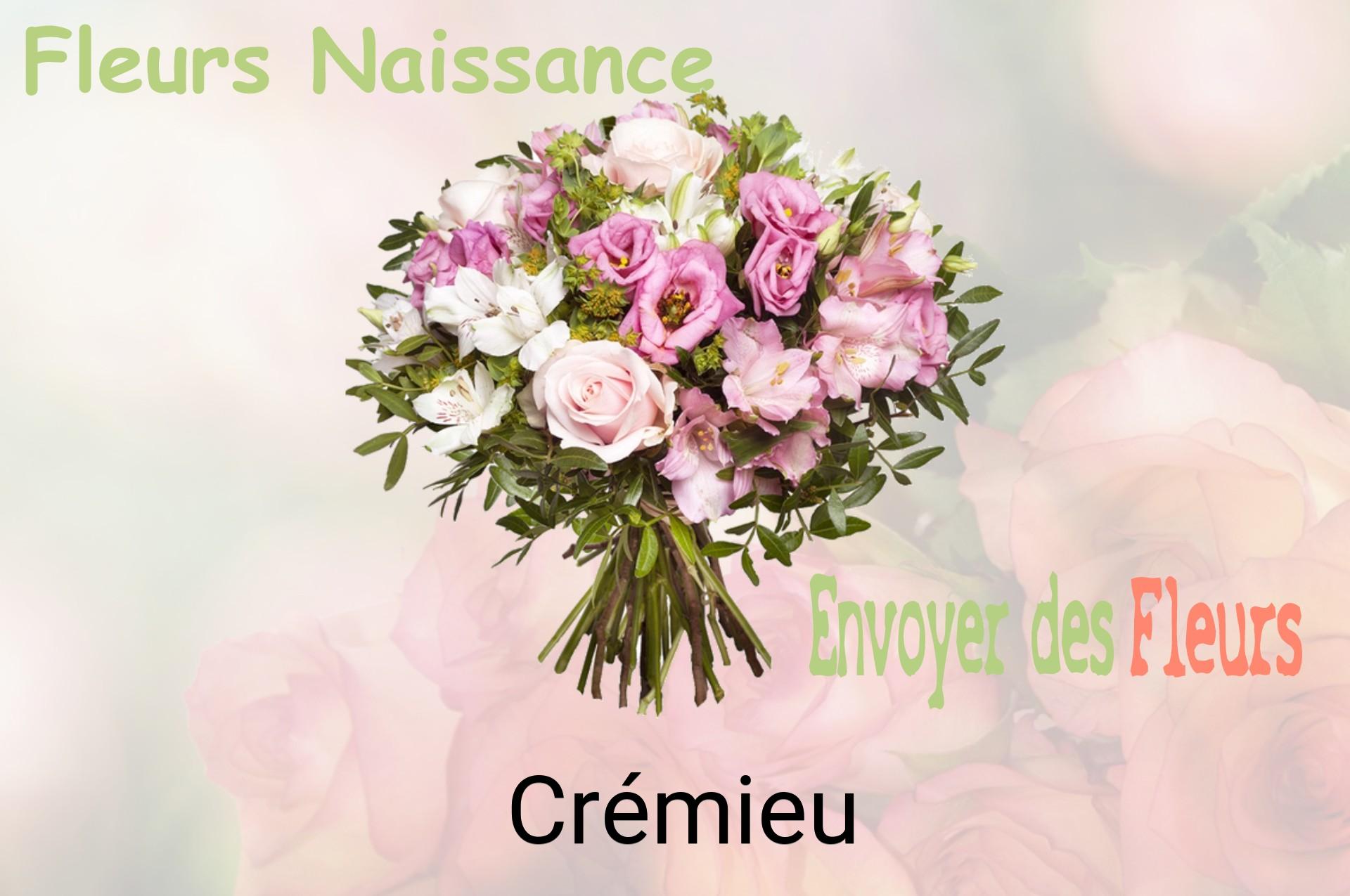 Bouquet de fleurs de naissance livré à Crémieu